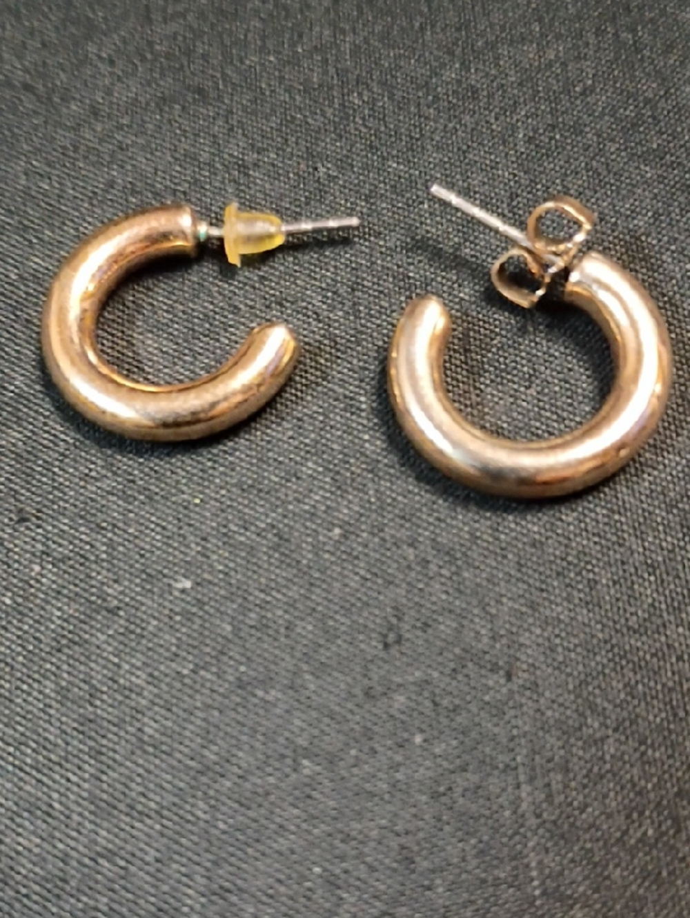 Classic Small Gold Hoop Stud Earrings - Elegant Women's Jewelry
